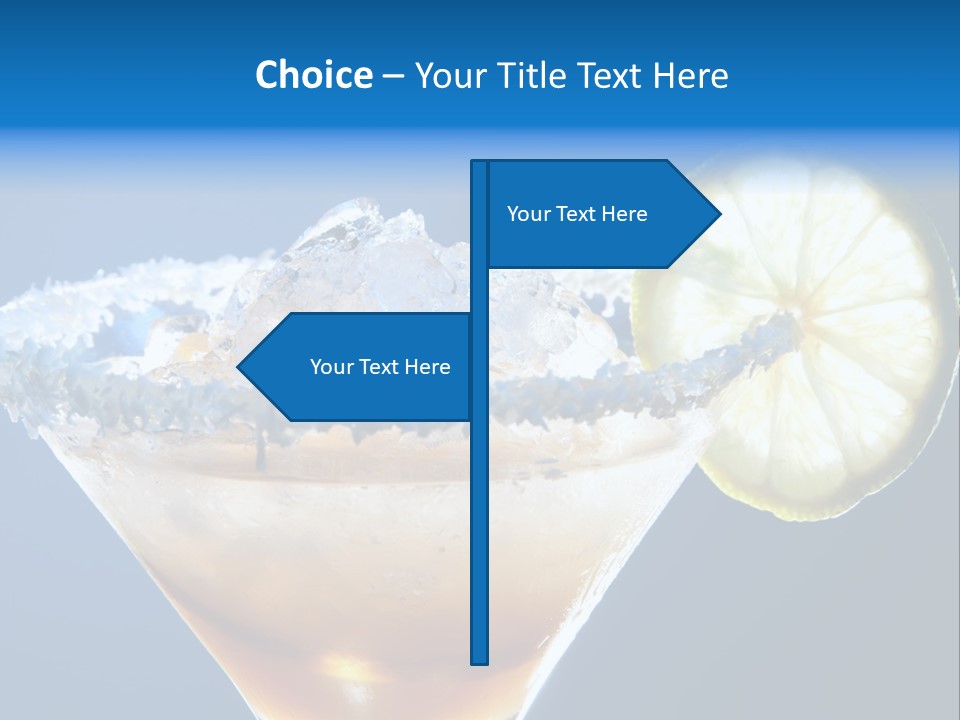 Refreshment Lime Citrus PowerPoint Template