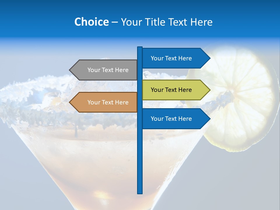 Refreshment Lime Citrus PowerPoint Template