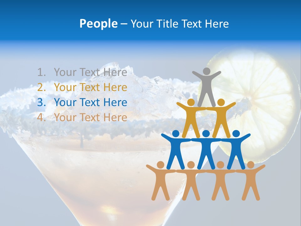 Refreshment Lime Citrus PowerPoint Template