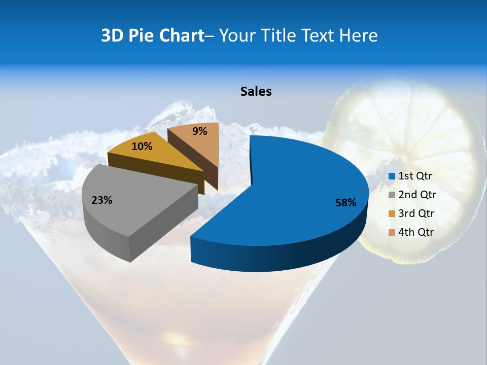 Refreshment Lime Citrus PowerPoint Template