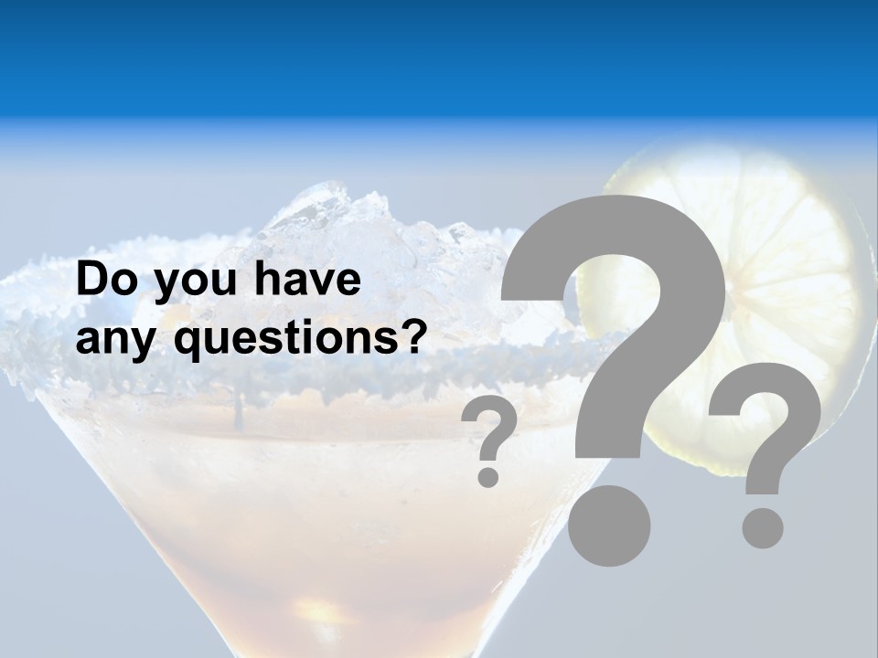 Refreshment Lime Citrus PowerPoint Template