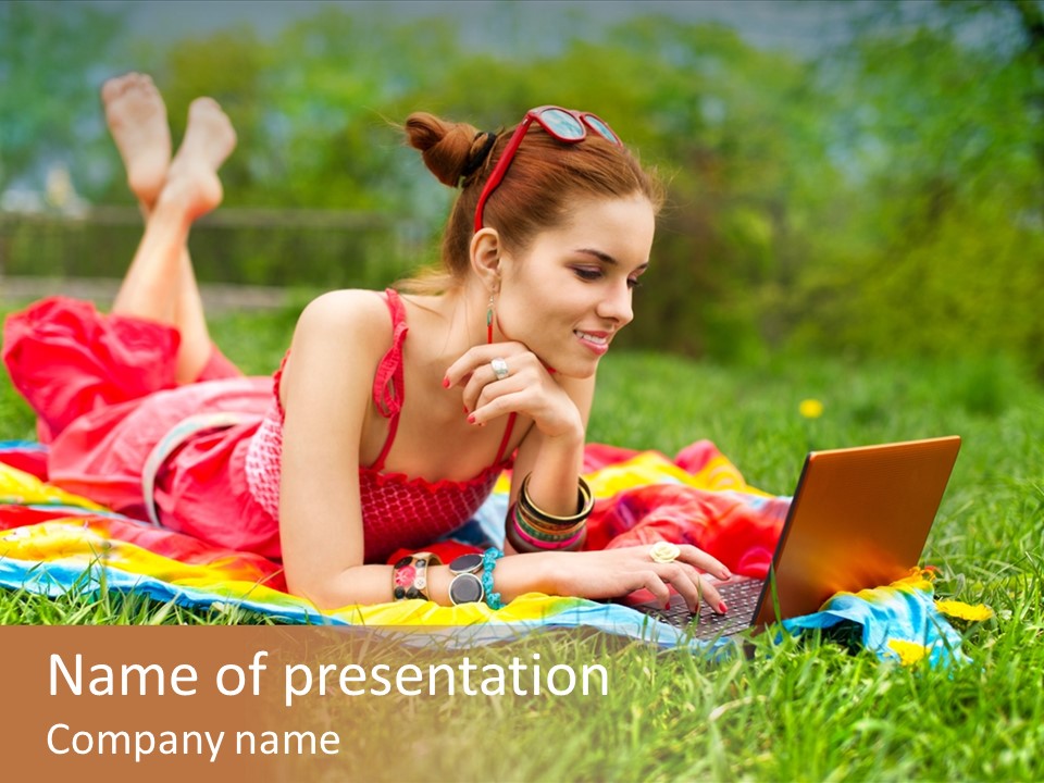 Smile Outdoor Summer PowerPoint Template