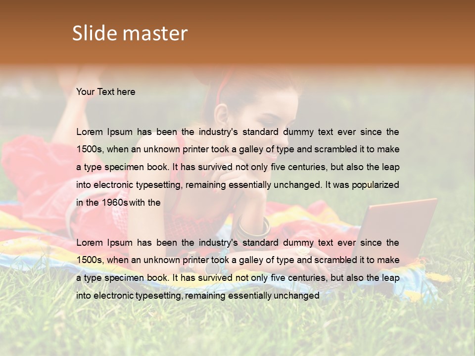 Smile Outdoor Summer PowerPoint Template