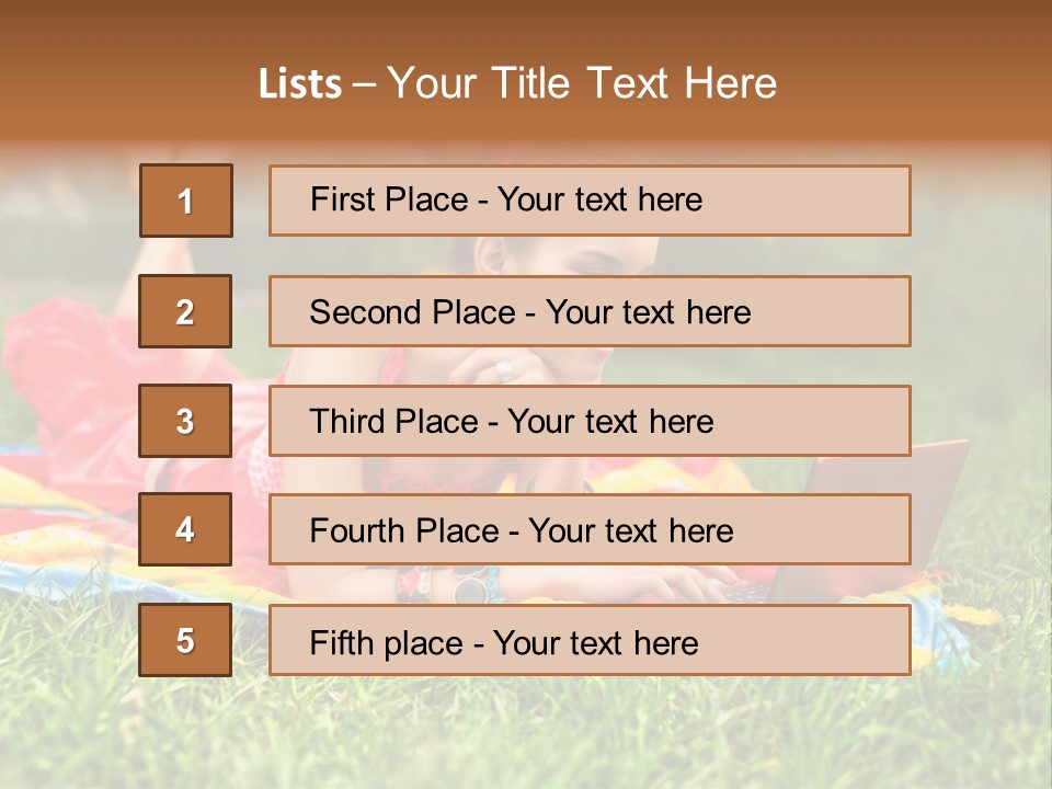 Smile Outdoor Summer PowerPoint Template