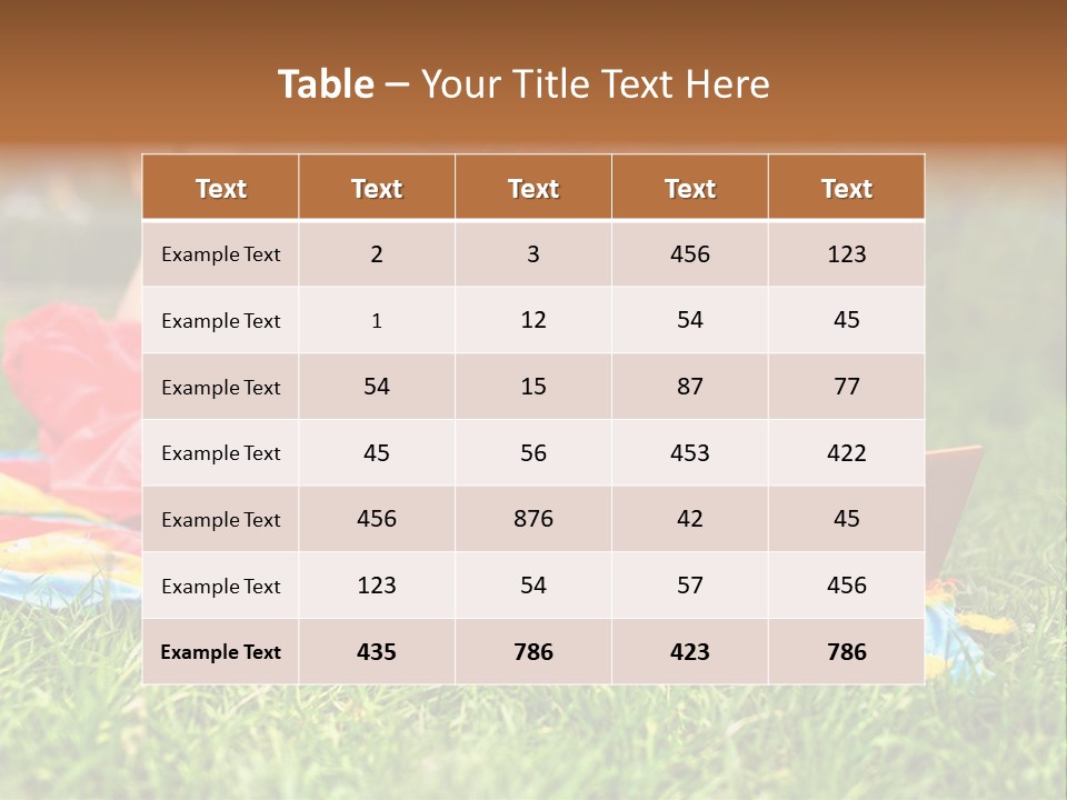 Smile Outdoor Summer PowerPoint Template