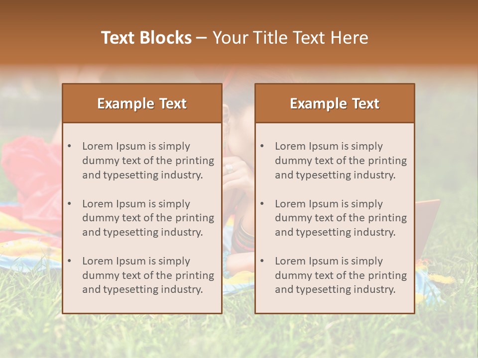 Smile Outdoor Summer PowerPoint Template