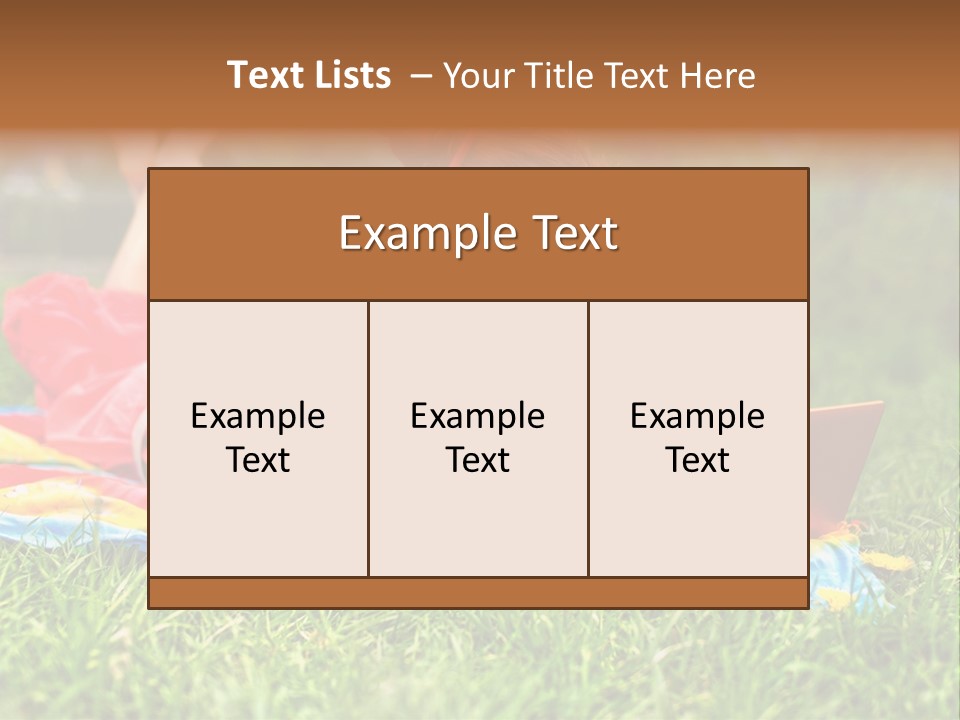 Smile Outdoor Summer PowerPoint Template