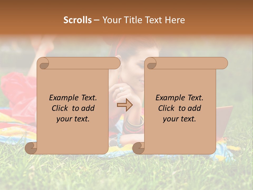 Smile Outdoor Summer PowerPoint Template