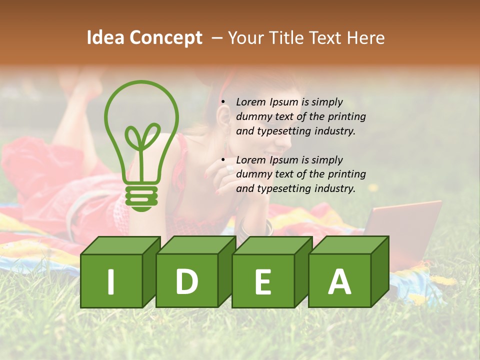 Smile Outdoor Summer PowerPoint Template