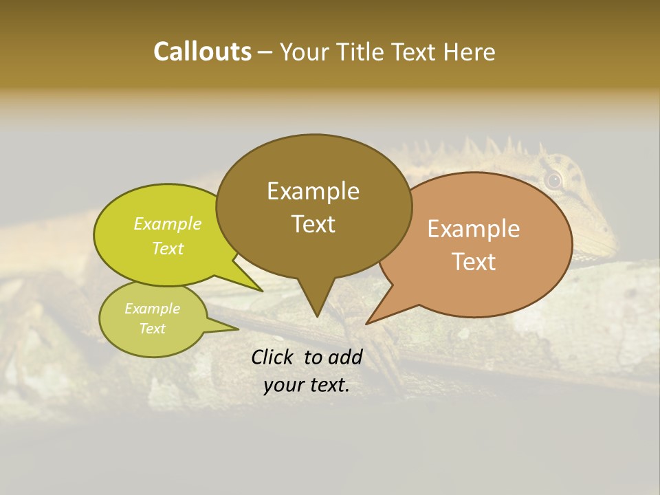 Color Eye Single PowerPoint Template