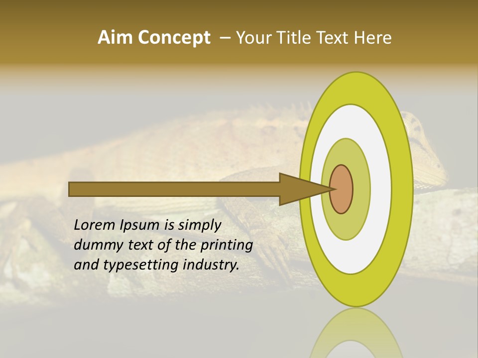 Color Eye Single PowerPoint Template