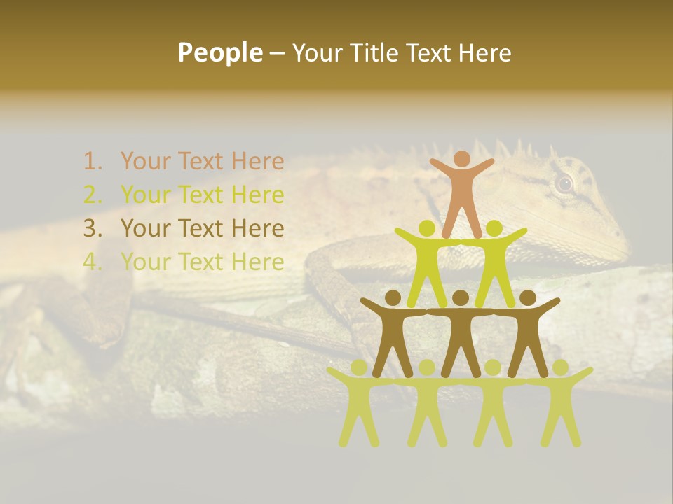 Color Eye Single PowerPoint Template