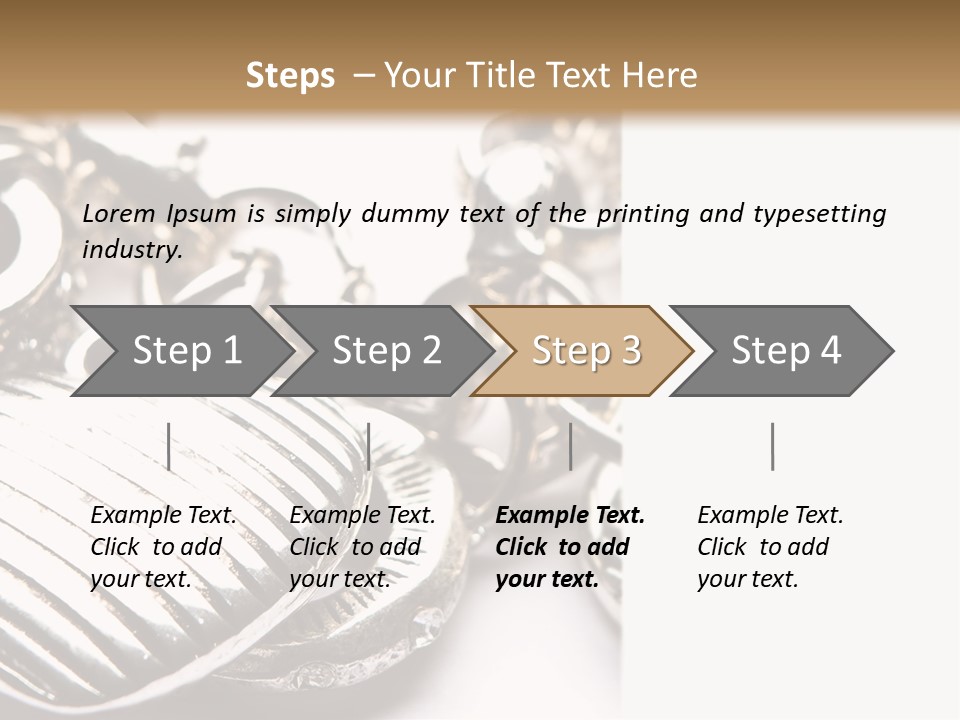 Caucasian Foot Style PowerPoint Template