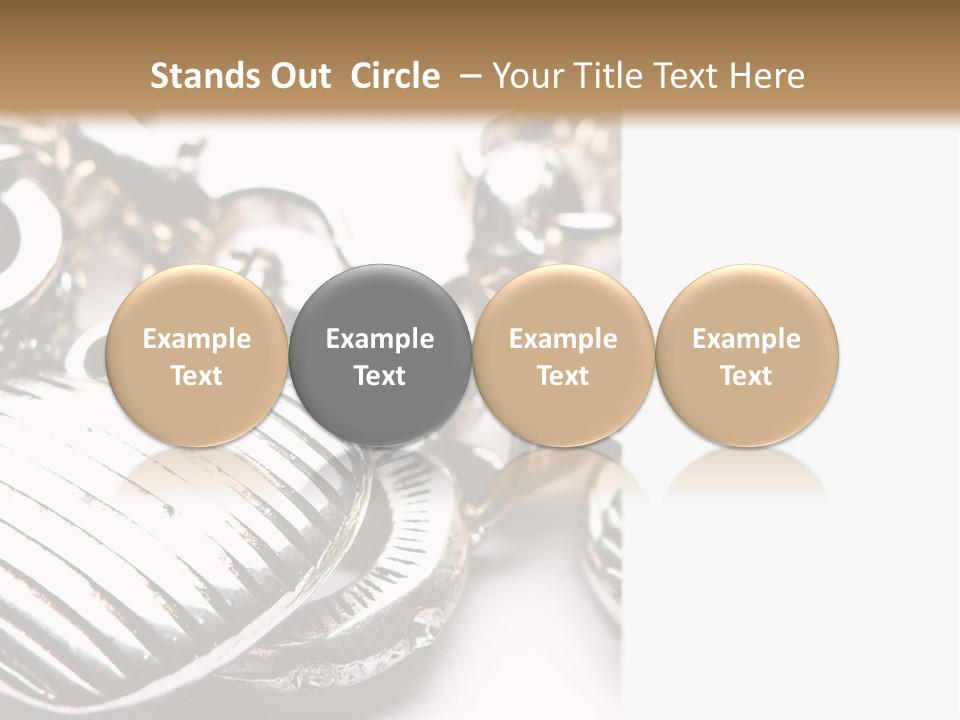 Caucasian Foot Style PowerPoint Template