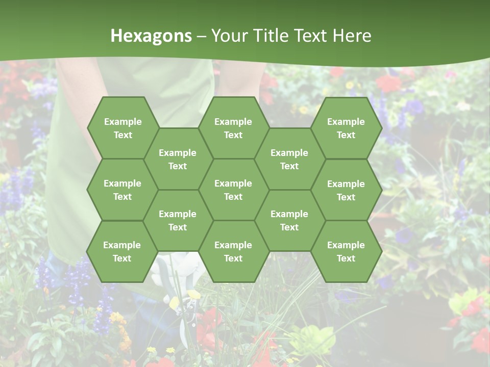 Beautiful Gardener Nature PowerPoint Template