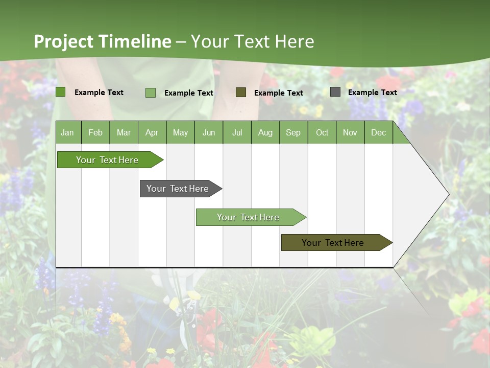 Beautiful Gardener Nature PowerPoint Template