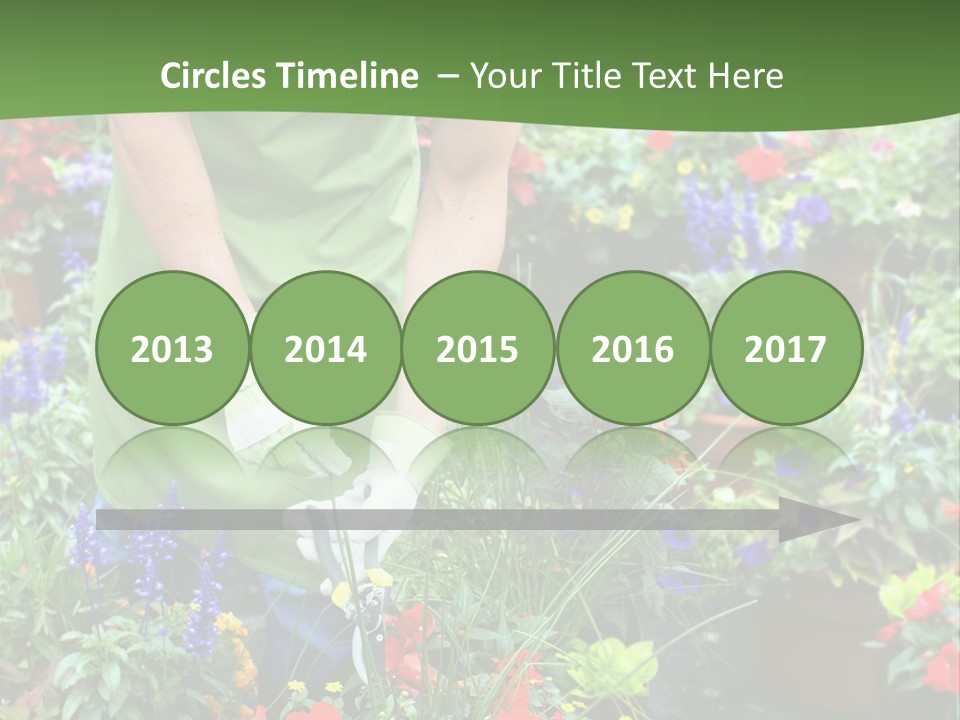 Beautiful Gardener Nature PowerPoint Template