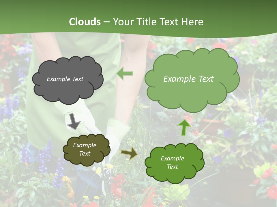 Beautiful Gardener Nature PowerPoint Template
