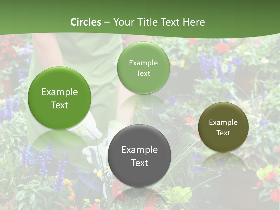 Beautiful Gardener Nature PowerPoint Template