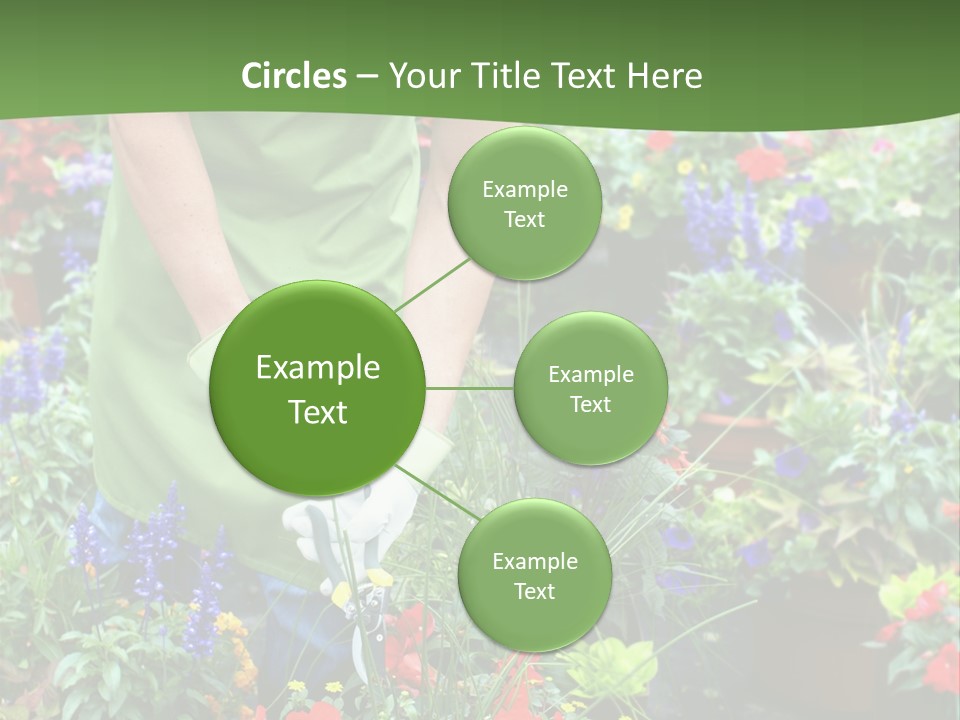 Beautiful Gardener Nature PowerPoint Template