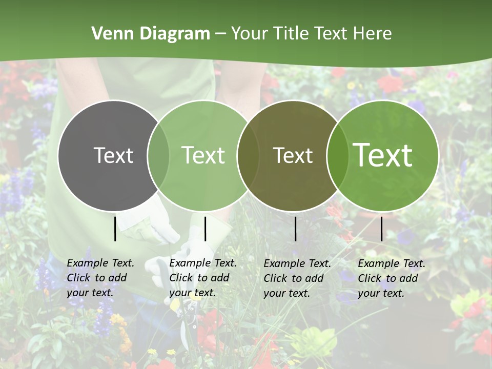 Beautiful Gardener Nature PowerPoint Template