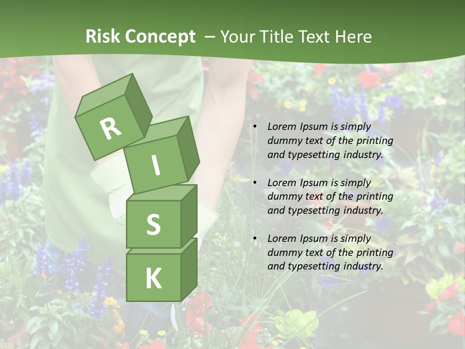 Beautiful Gardener Nature PowerPoint Template
