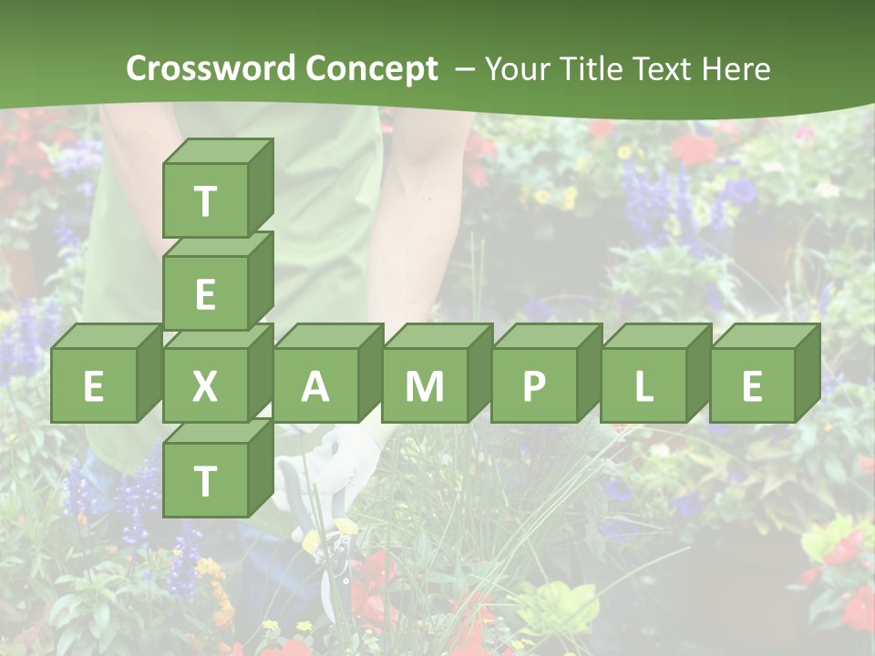 Beautiful Gardener Nature PowerPoint Template