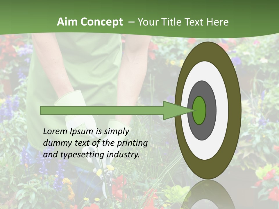 Beautiful Gardener Nature PowerPoint Template