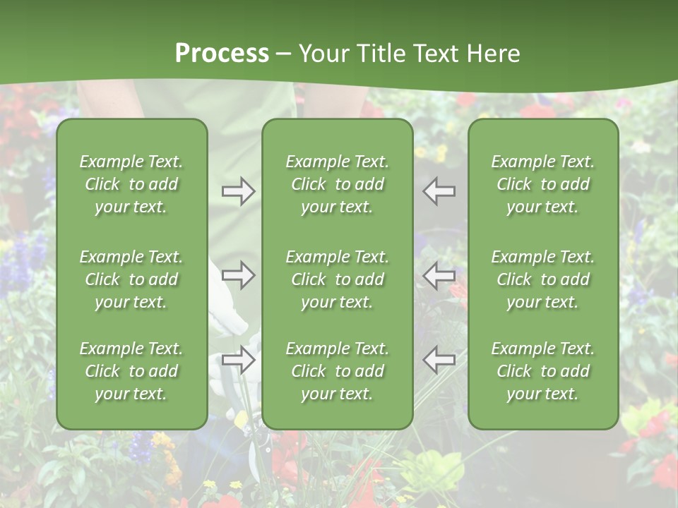Beautiful Gardener Nature PowerPoint Template