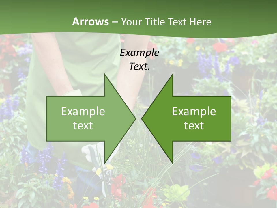Beautiful Gardener Nature PowerPoint Template