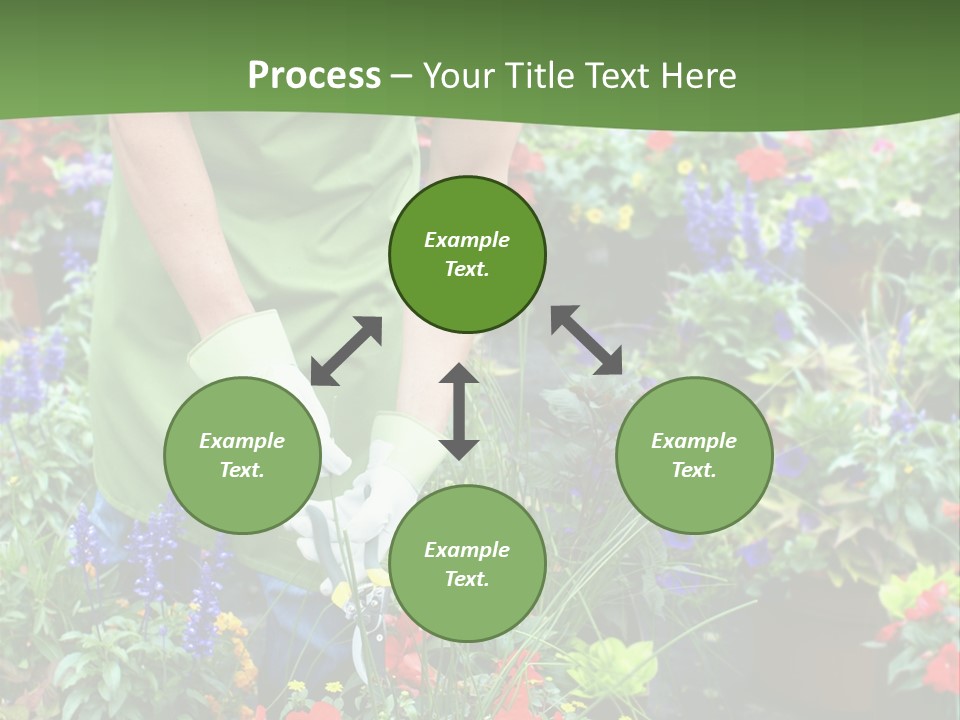 Beautiful Gardener Nature PowerPoint Template