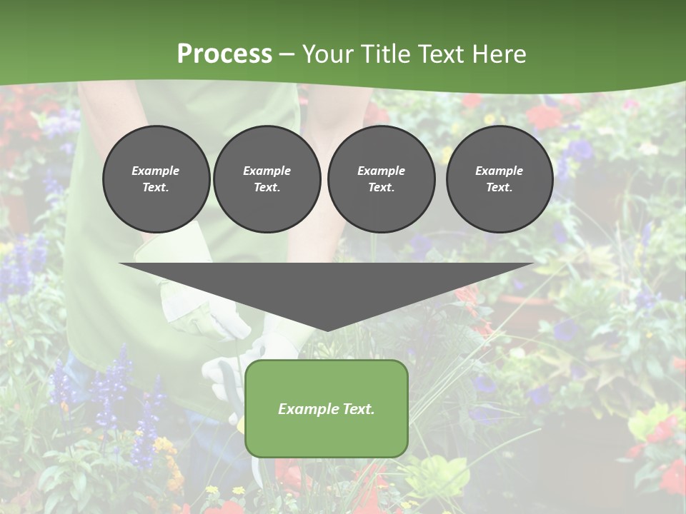 Beautiful Gardener Nature PowerPoint Template