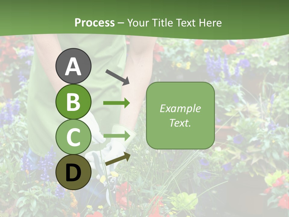 Beautiful Gardener Nature PowerPoint Template