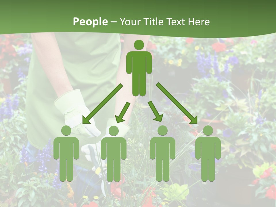 Beautiful Gardener Nature PowerPoint Template