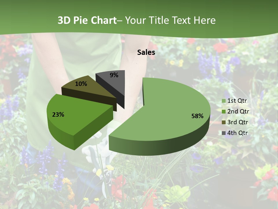 Beautiful Gardener Nature PowerPoint Template