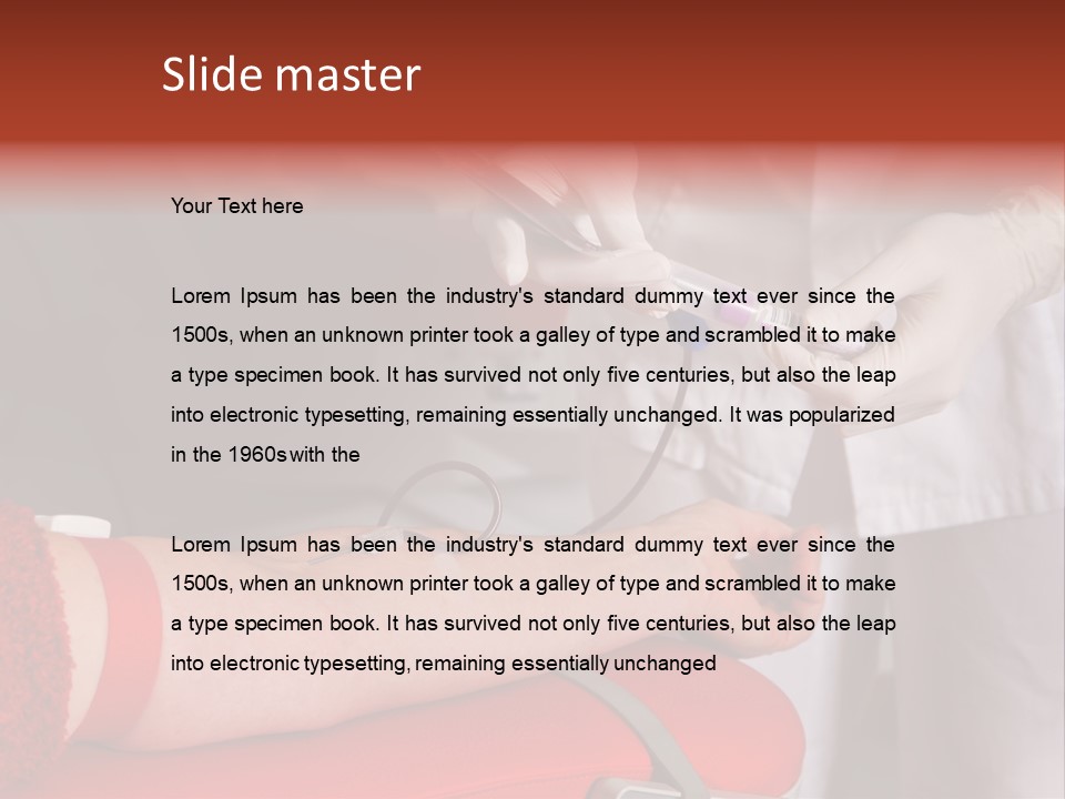 Donation Body Volunteer PowerPoint Template