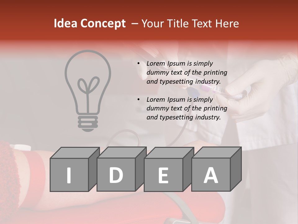 Donation Body Volunteer PowerPoint Template