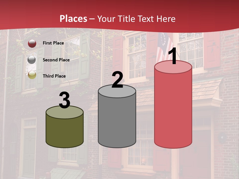 Sidewalk Architecture Exterior PowerPoint Template