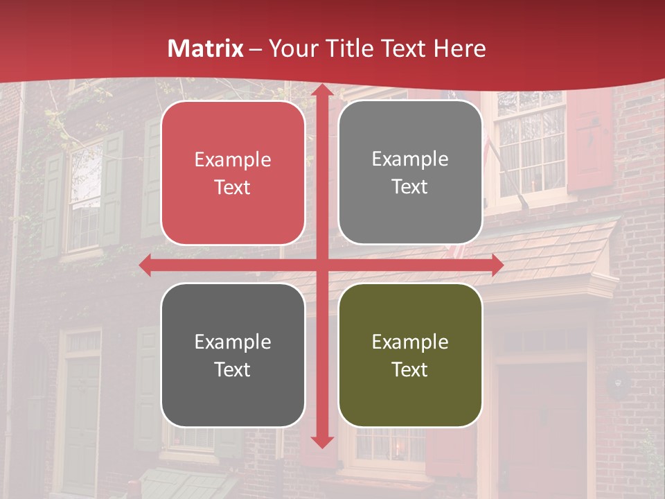 Sidewalk Architecture Exterior PowerPoint Template