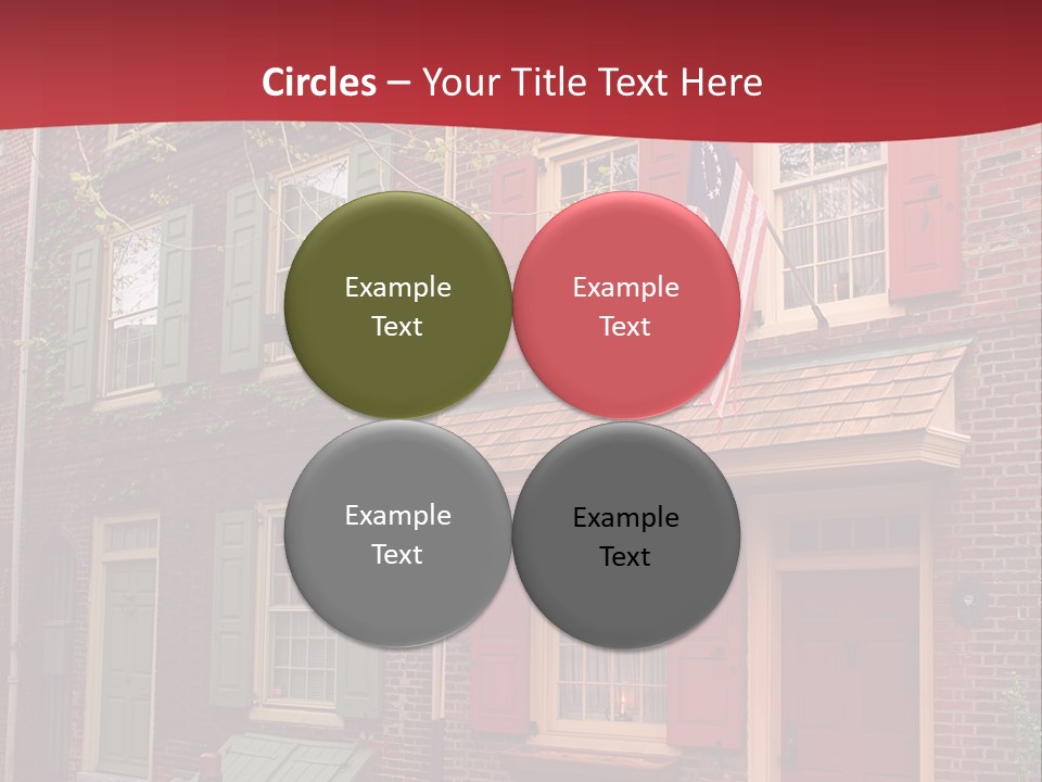 Sidewalk Architecture Exterior PowerPoint Template