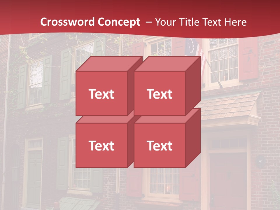 Sidewalk Architecture Exterior PowerPoint Template