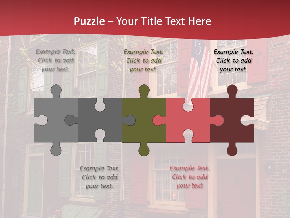 Sidewalk Architecture Exterior PowerPoint Template