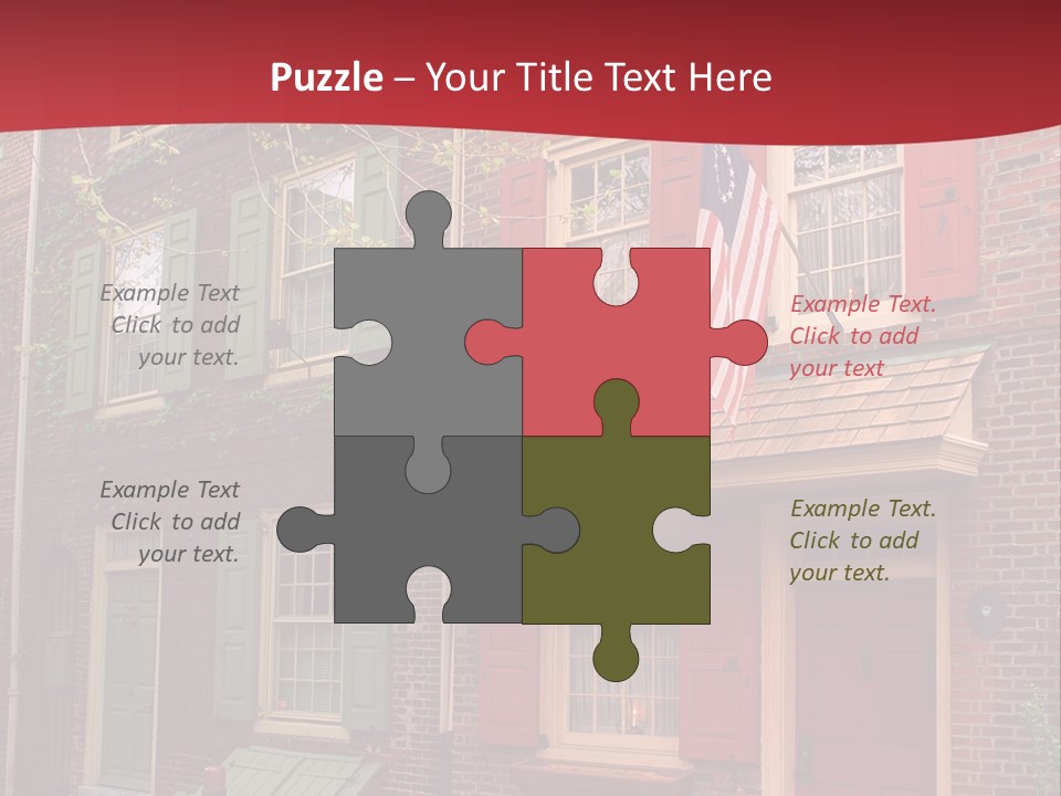 Sidewalk Architecture Exterior PowerPoint Template