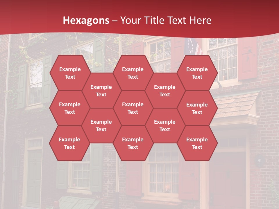 Sidewalk Architecture Exterior PowerPoint Template