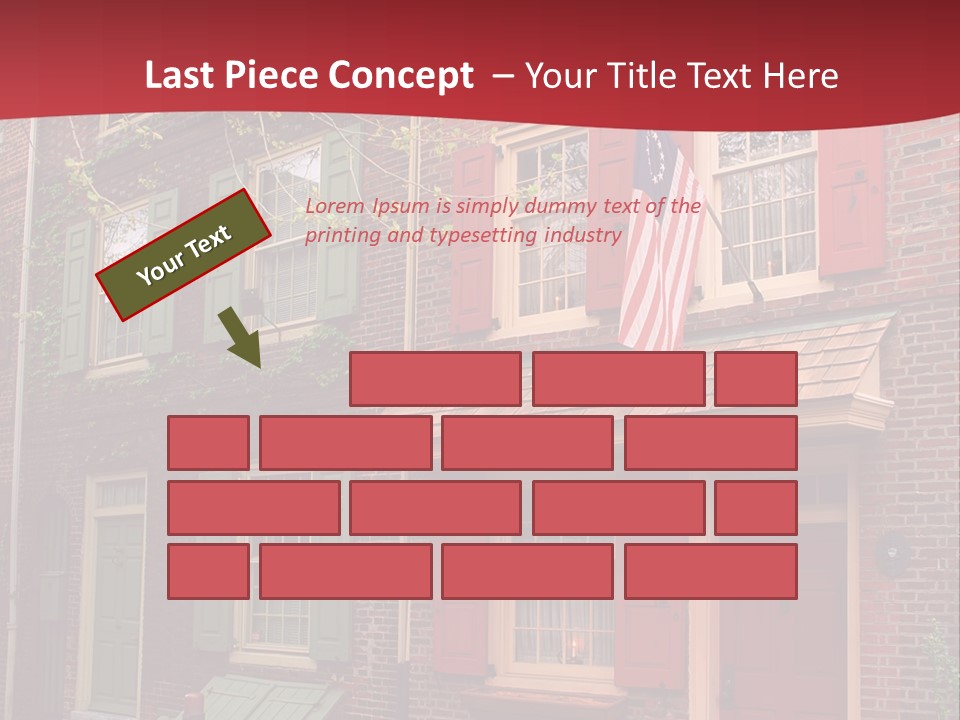 Sidewalk Architecture Exterior PowerPoint Template