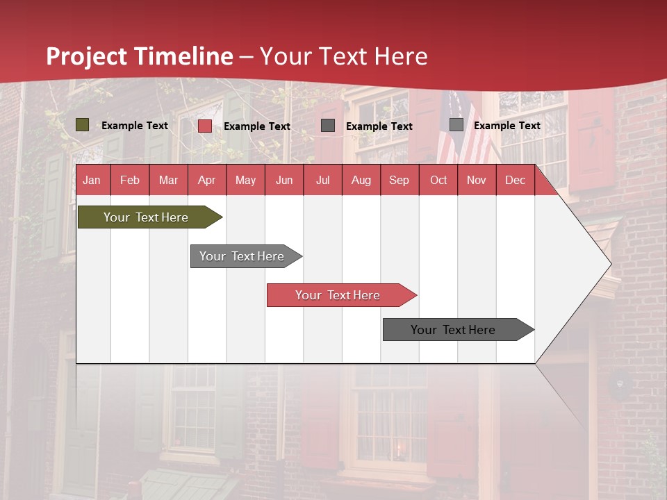 Sidewalk Architecture Exterior PowerPoint Template