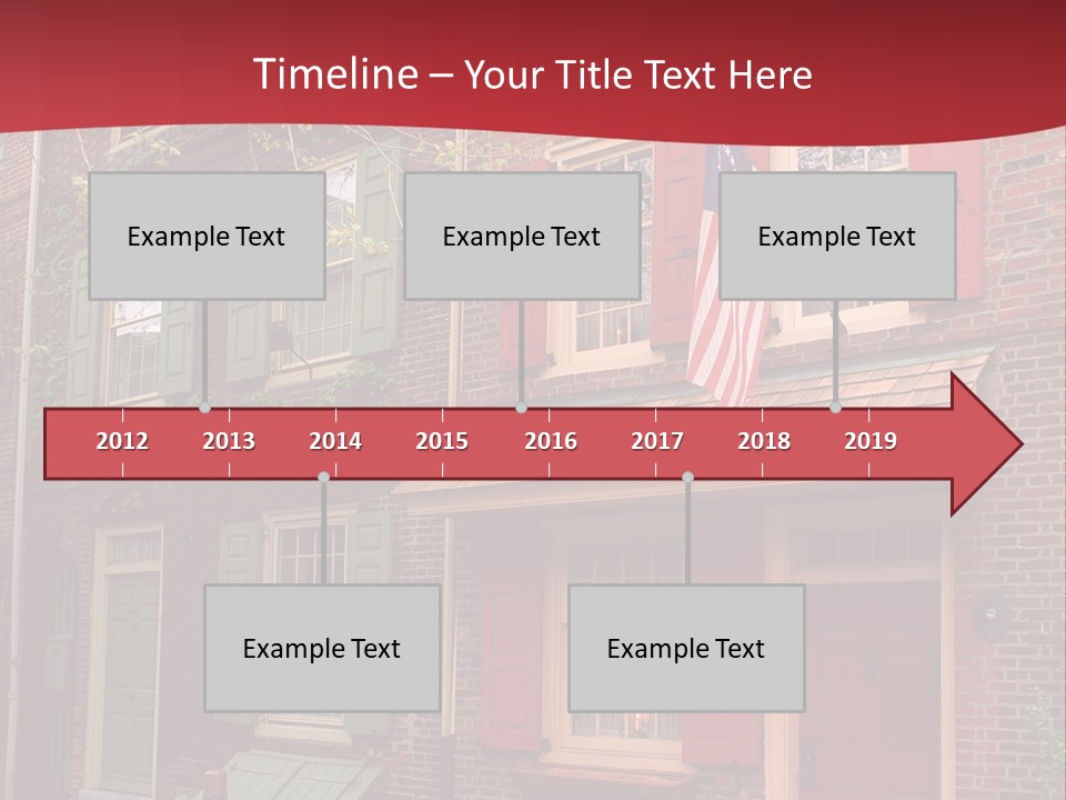 Sidewalk Architecture Exterior PowerPoint Template