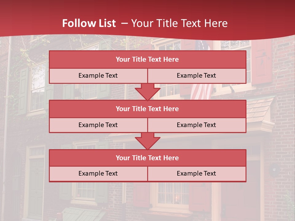Sidewalk Architecture Exterior PowerPoint Template