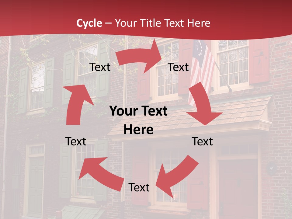 Sidewalk Architecture Exterior PowerPoint Template