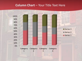 Sidewalk Architecture Exterior PowerPoint Template